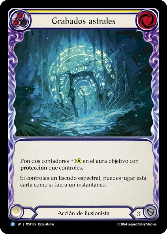 Card: Astral Etchings (yel)