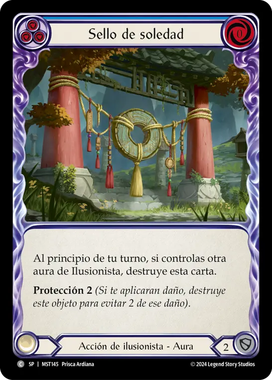 Card: Sigil of Solitude (blu)
