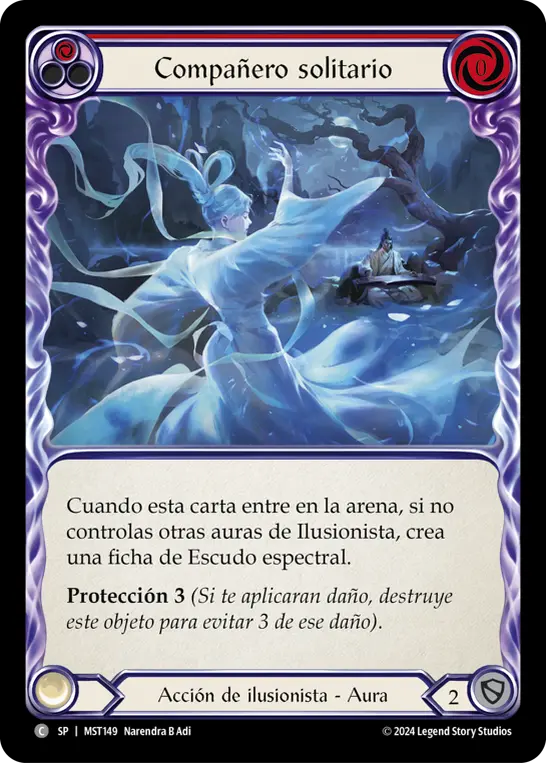 Card: Solitary Companion (red)