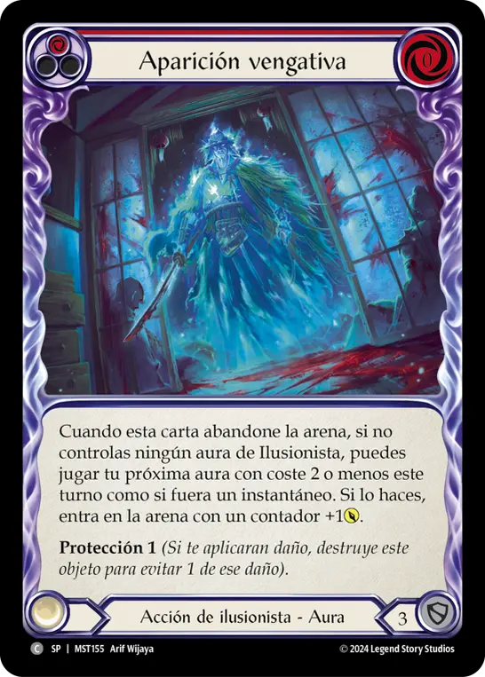 Card: Vengeful Apparition (red)