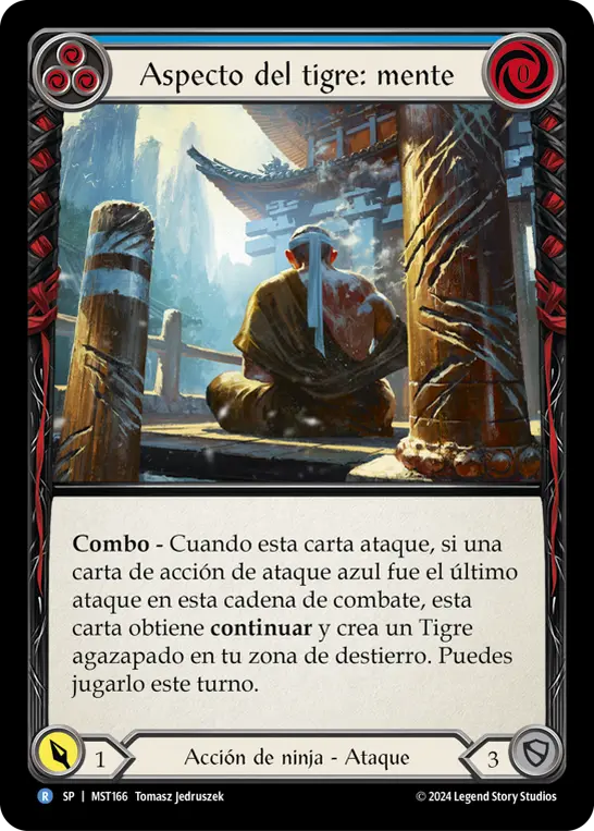 Card: Aspect of Tiger: Mind (blu)