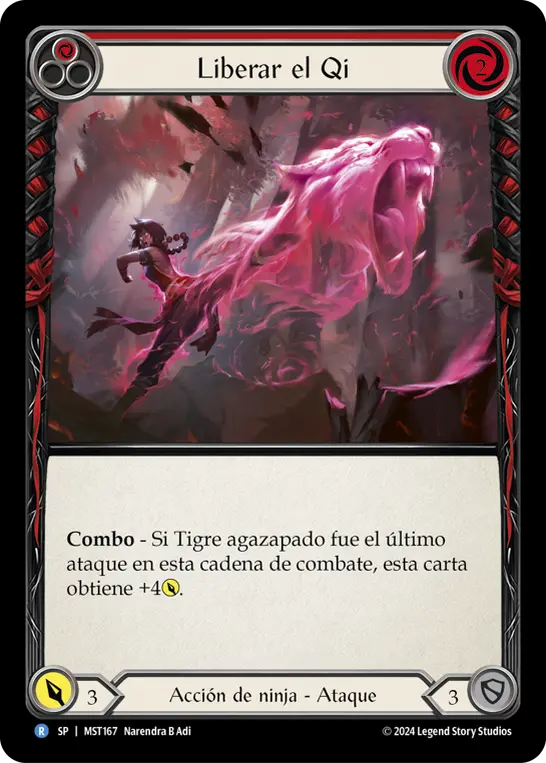 Card: Qi Unleashed (red)