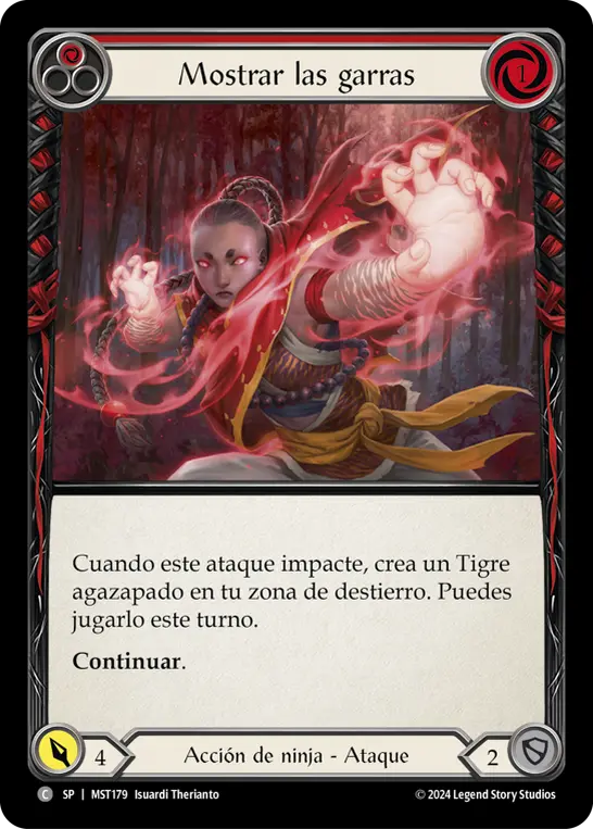 Card: Flex Claws (red)