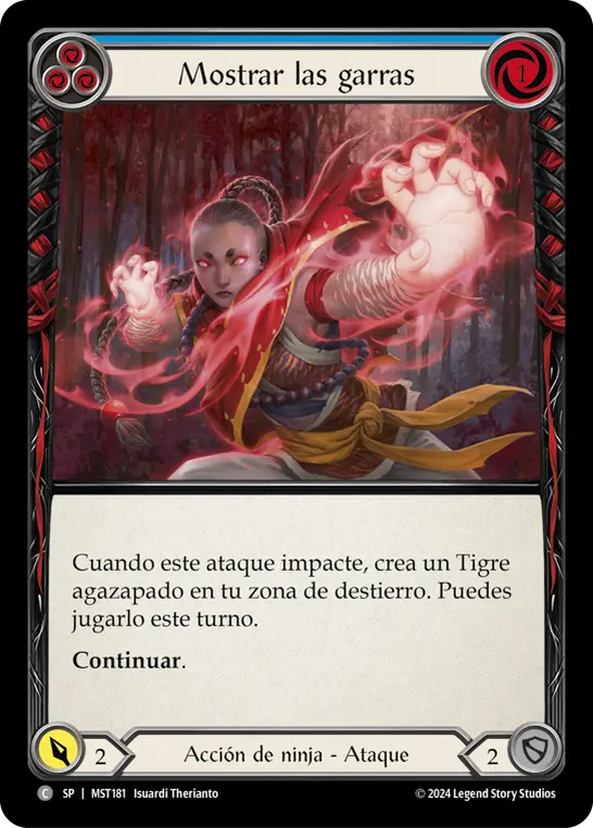 Card: Flex Claws (blu)