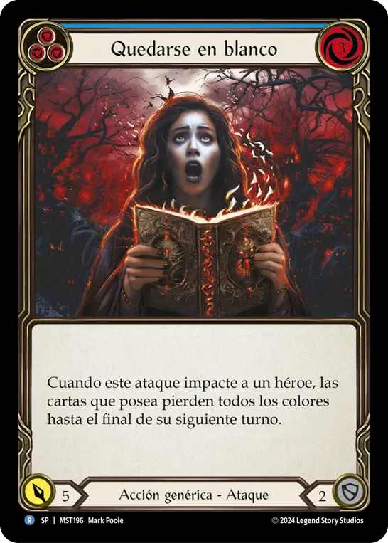 Card: Blanch (blu)