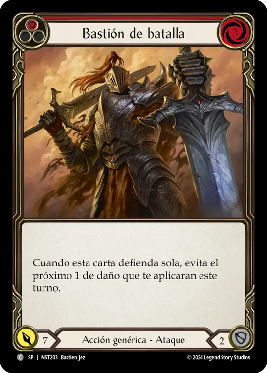 Card: Battlefront Bastion (red)