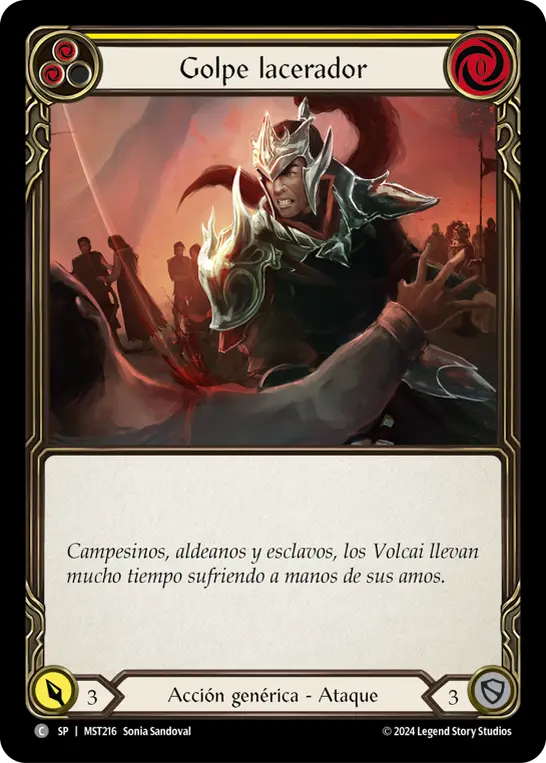 Card: Wounding Blow (yel)