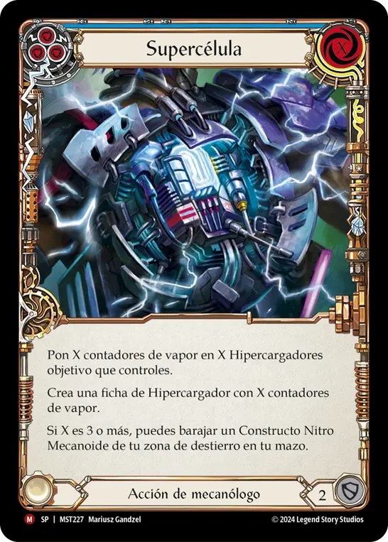 Card: Supercell (blu)