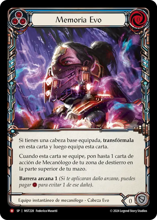 Card: Evo Recall (blu)