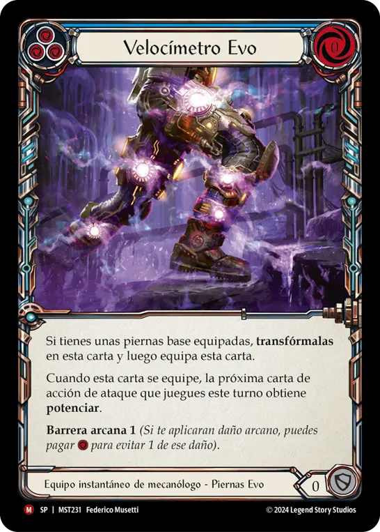 Card: Evo Speedslip (blu)