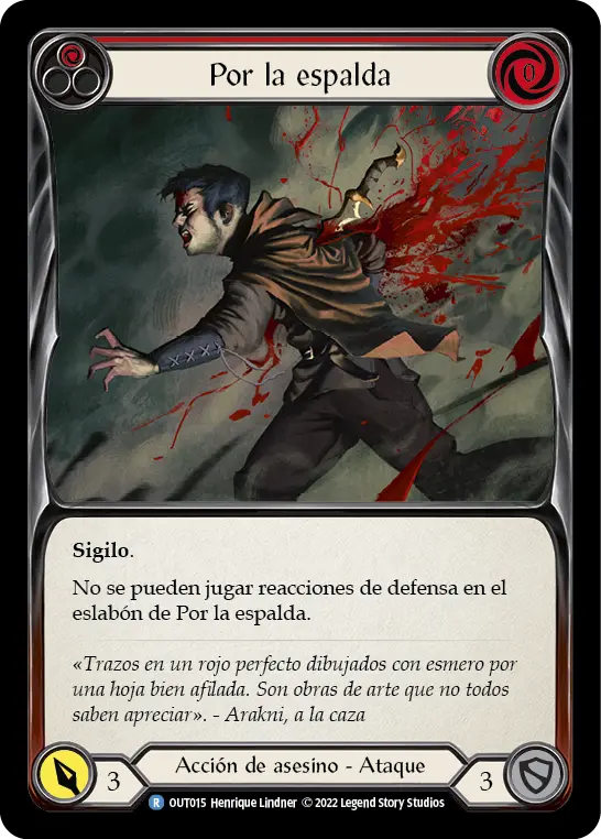 Card: Back Stab (red)