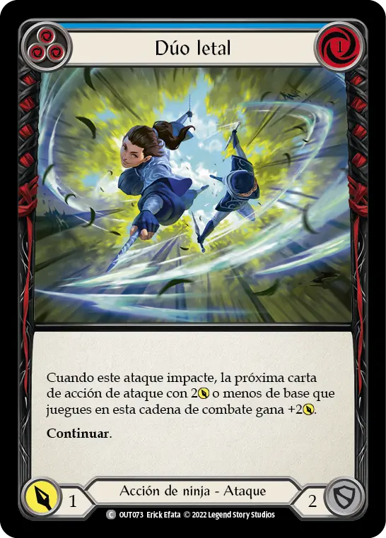 Card: Deadly Duo (blu)
