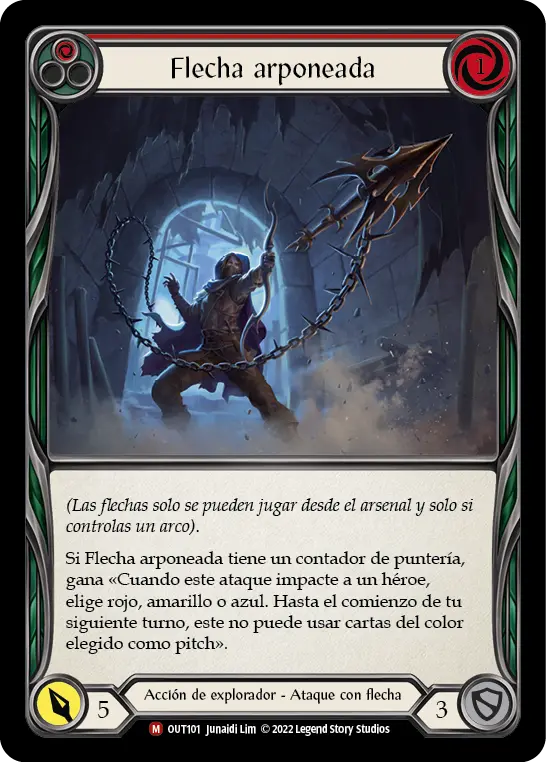 Card: Barbed Undertow (red)