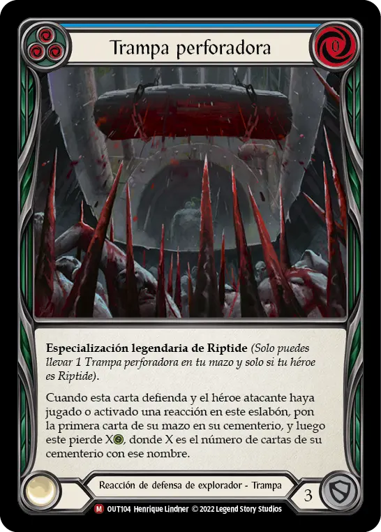 Card: Spike Pit Trap (blu)