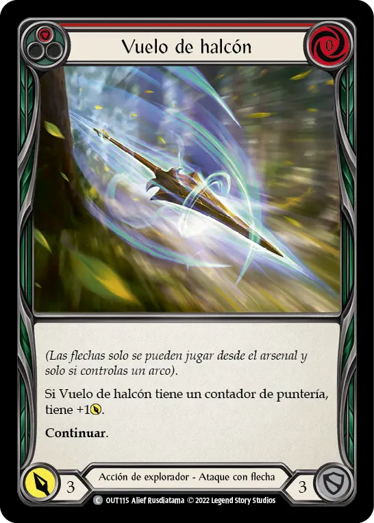 Card: Falcon Wing (red)