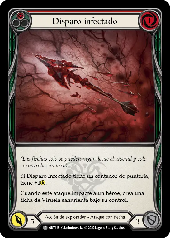 Card: Infecting Shot (red)