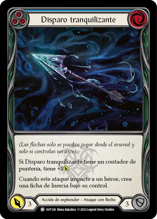Card: Sedation Shot (blu)