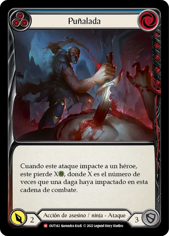 Card: Stab Wound (blu)