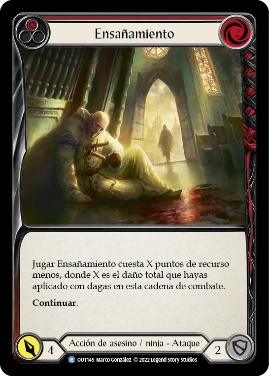 Card: Bleed Out (red)