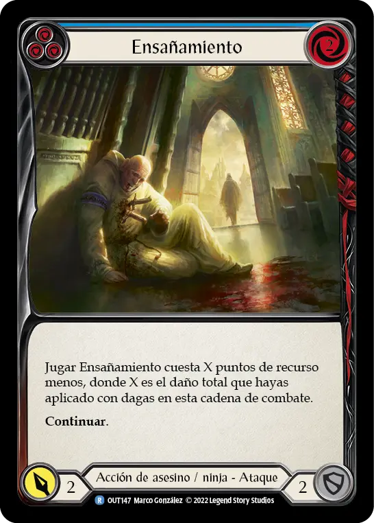 Card: Bleed Out (blu)