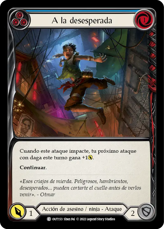 Card: Plunge (blu)