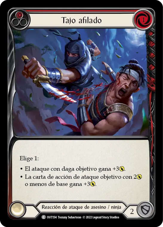 Card: Short and Sharp (red)