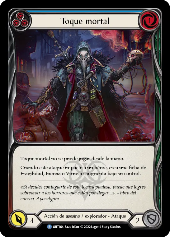 Card: Death Touch (blu)