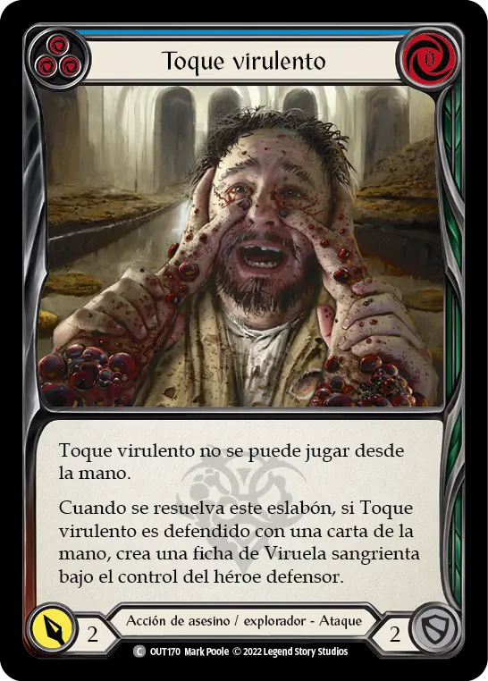 Card: Virulent Touch (blu)