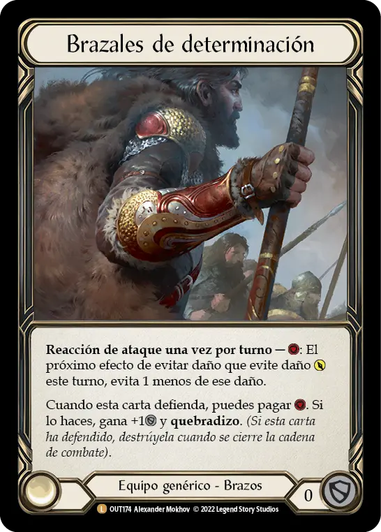 Card: Vambrace of Determination