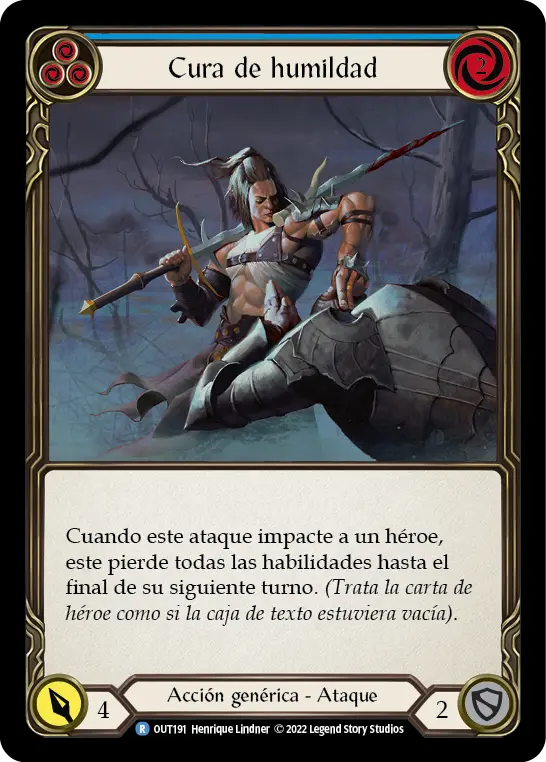 Card: Humble (blu)