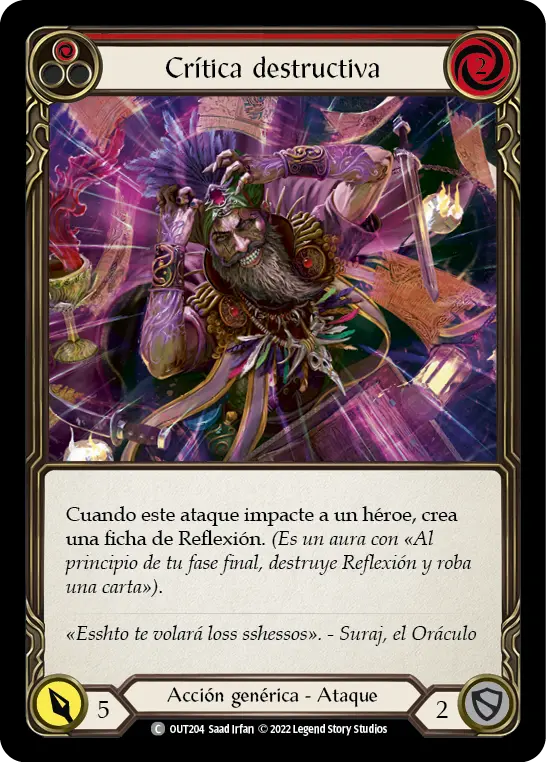 Card: Destructive Deliberation (red)