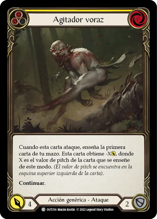 Card: Ravenous Rabble (yel)