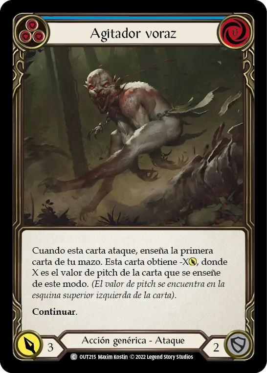 Card: Ravenous Rabble (blu)