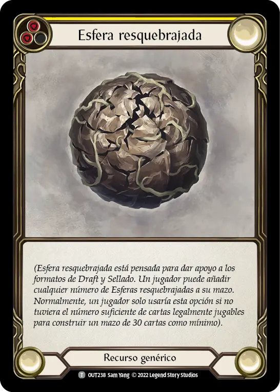 Card: Cracked Bauble (yel)