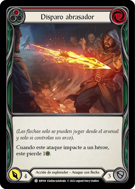 Card: Searing Shot (red)