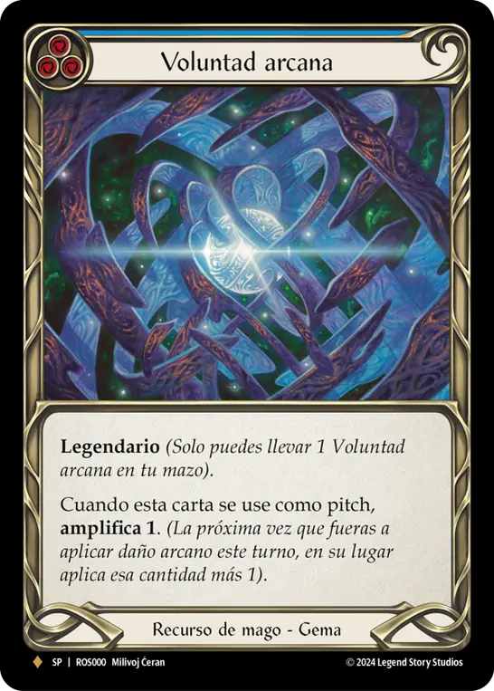 Card: Will of Arcana (blu)