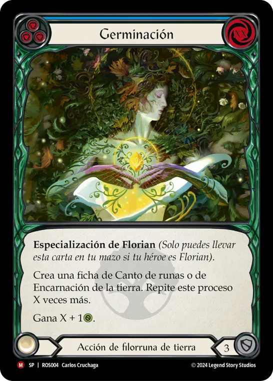 Card: Germinate (blu)