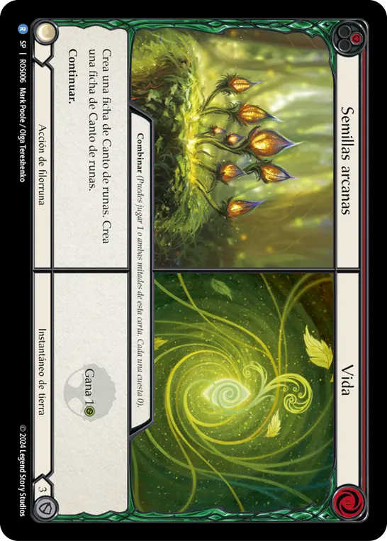 Card: Arcane Seeds||Life (red)