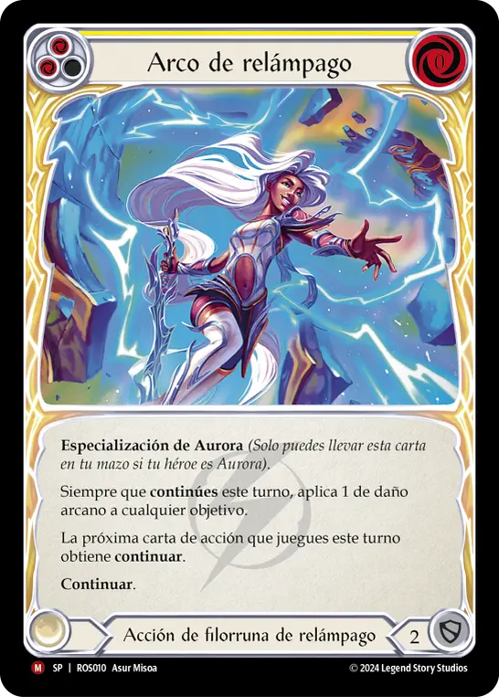 Card: Arc Lightning (yel)