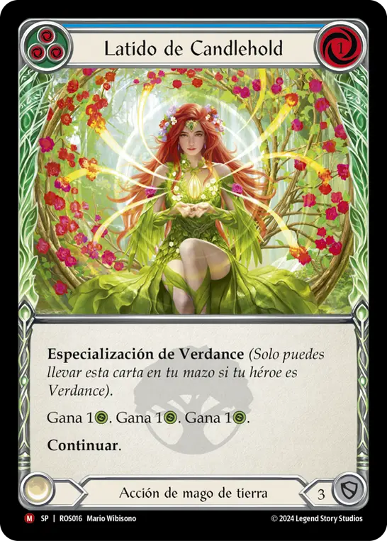 Card: Heartbeat of Candlehold (blu)