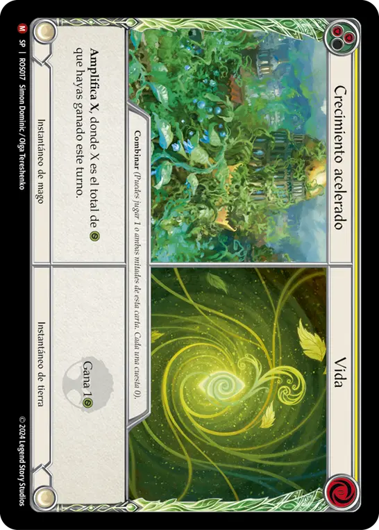 Card: Rampant Growth||Life (yel)