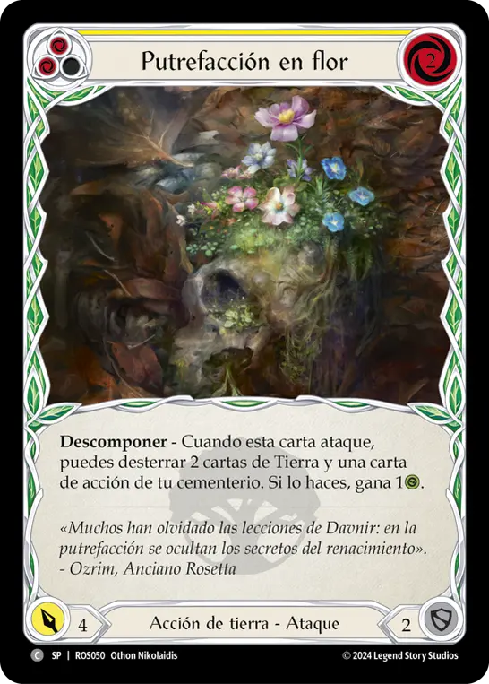 Card: Blossoming Decay (yel)