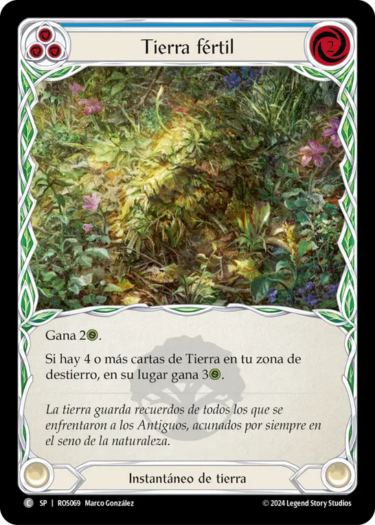 Card: Fertile Ground (blu)