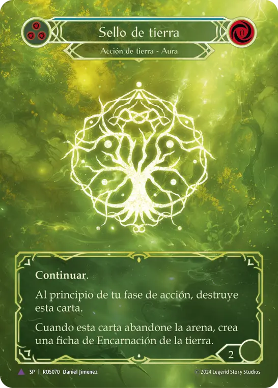 Card: Sigil of Earth (blu)