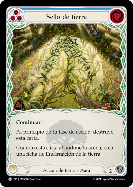 Card: Sigil of Earth (blu)