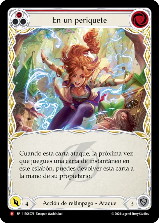 Card: Gone in a Flash (red)