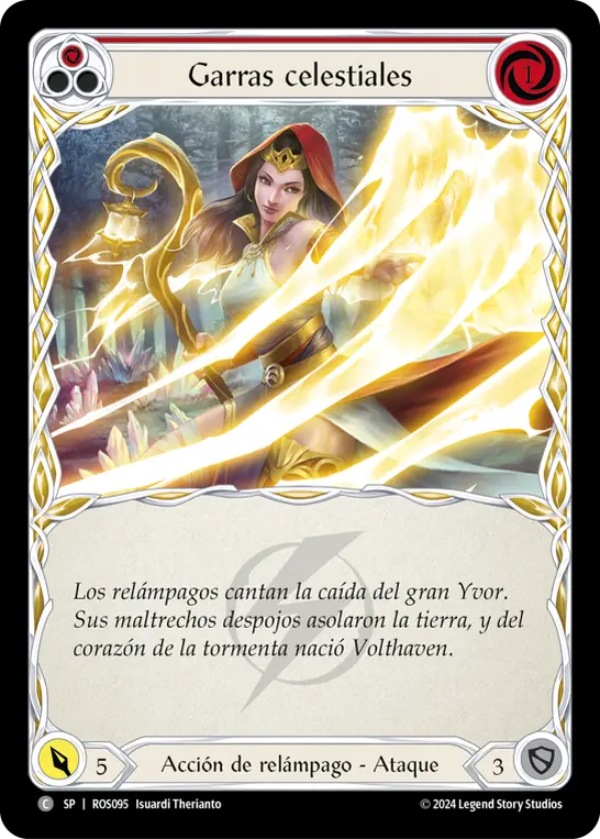 Card: Heaven's Claws (red)