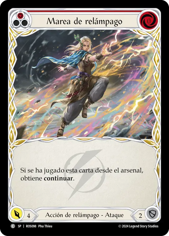 Card: Lightning Surge (red)