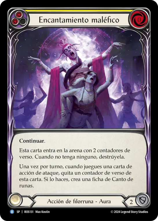 Card: Malefic Incantation (yel)