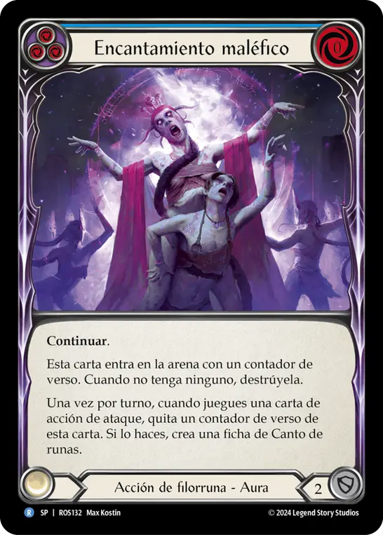 Card: Malefic Incantation (blu)